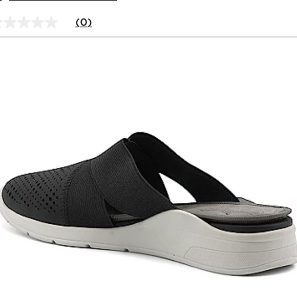 Adrienne Vittadini Black Slip On Mules Kyle Shoes - Picture 12 of 12